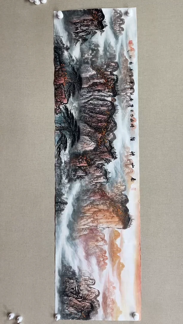 国画180*48 李金华李金华李金华李金华李金华