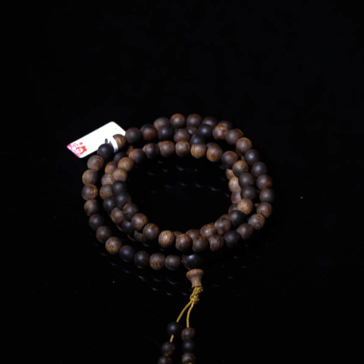 Y13沉香【越南芽庄白奇楠蛇纹老料多圈】8.3mm收藏级M6980700305-11