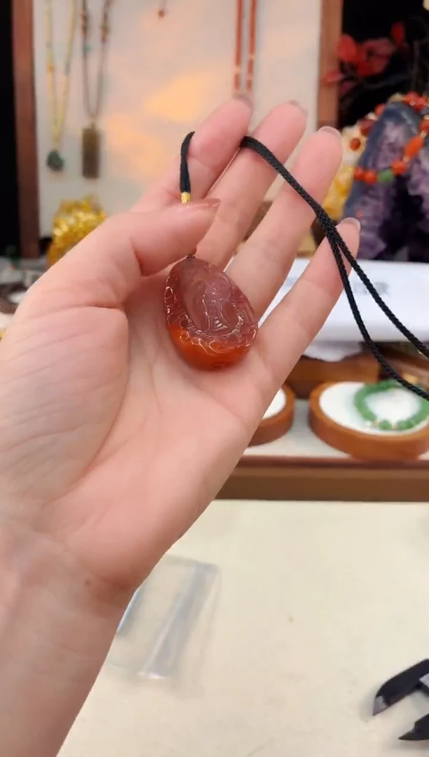 未镶嵌南红玛瑙颈饰@@A2921C019458