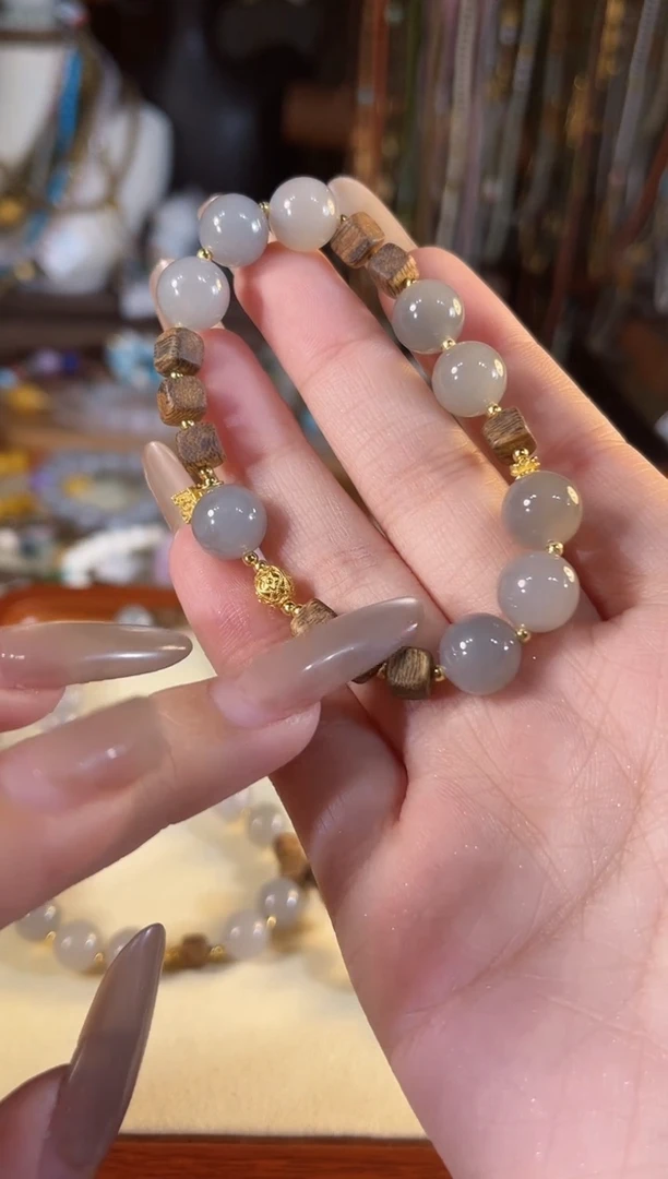 【闪购商品】和田玉手链银S925镶嵌多样性发货其一