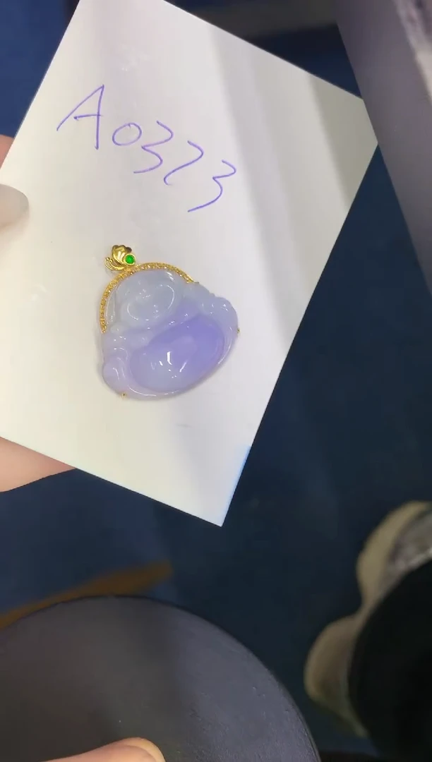 【闪购商品】翡翠颈饰18K金镶嵌0000000000