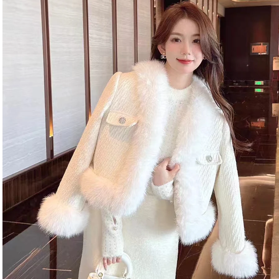 《现货》新年新款精致小香风毛毛短外套（过款直播间———编号101-199）