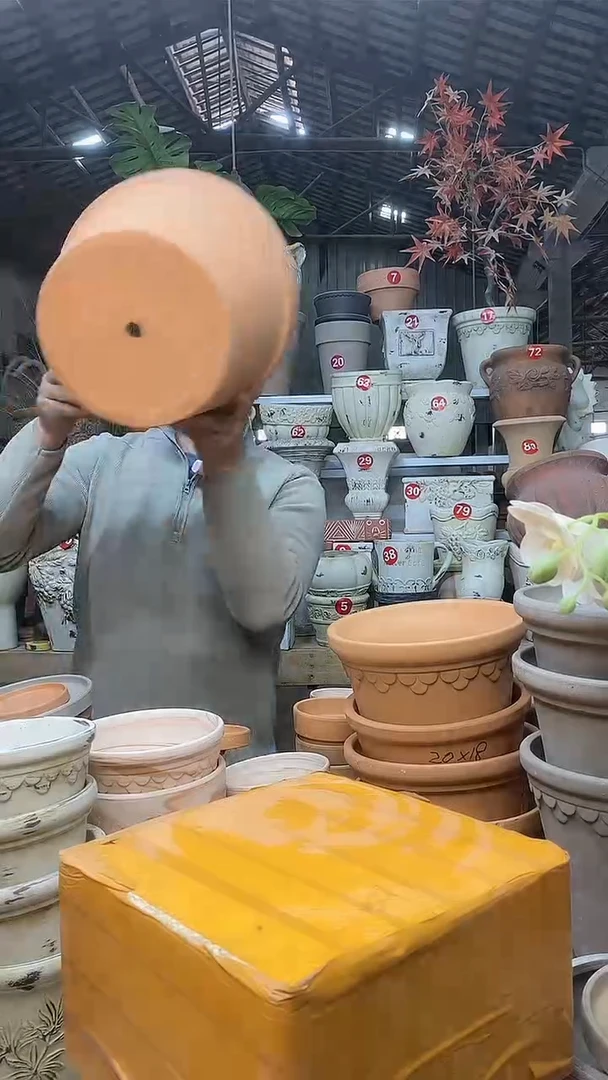 【闪购商品】缸1个30*27红陶国际无托无托