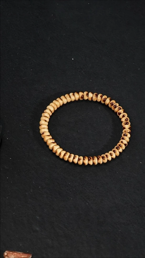 手串紫金鼠鼠尖纯肉精工算盘珠7*4mm