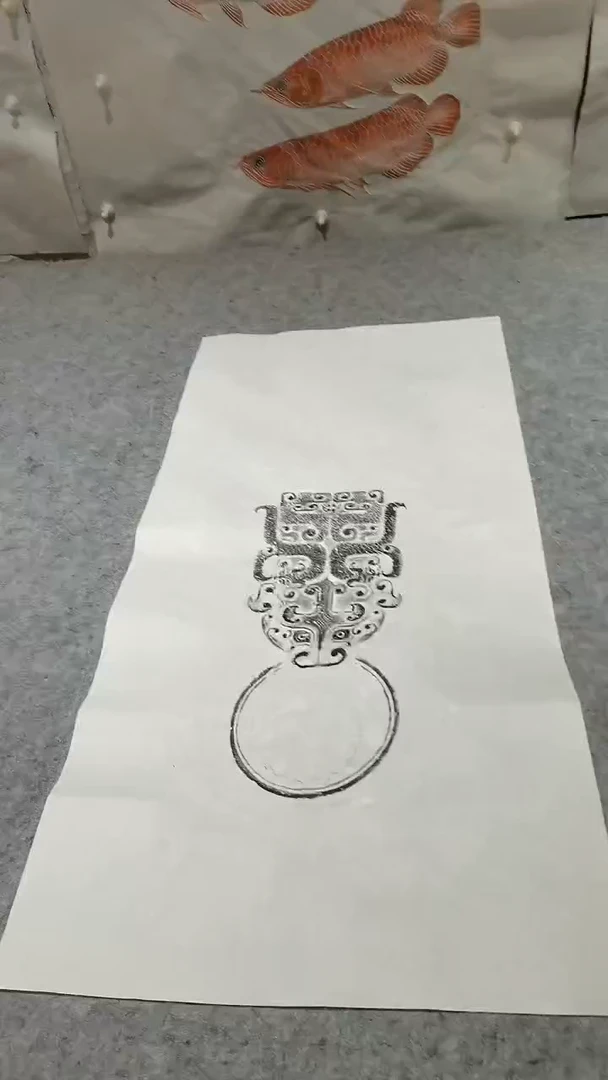 【闪购商品】昌化石印石全形拓4张2红2黑