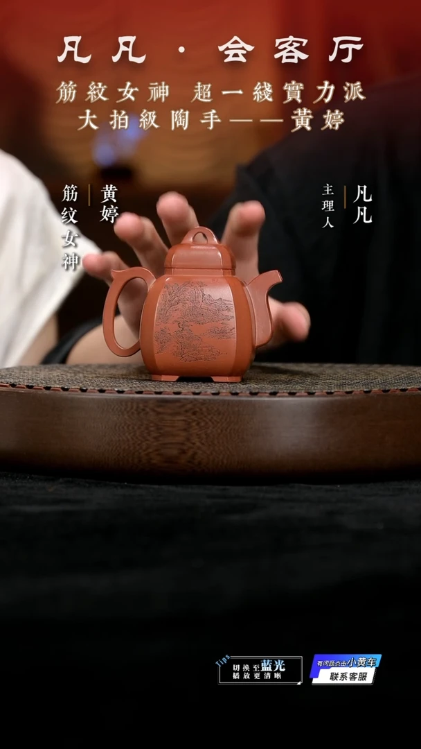 茶壶紫砂JW黄婷101 福临八方红皮龙230cc