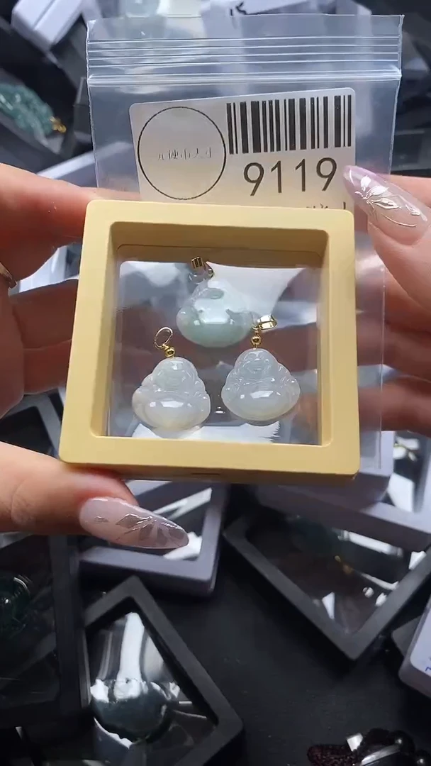 吊坠(不含链)未镶嵌翡翠9119