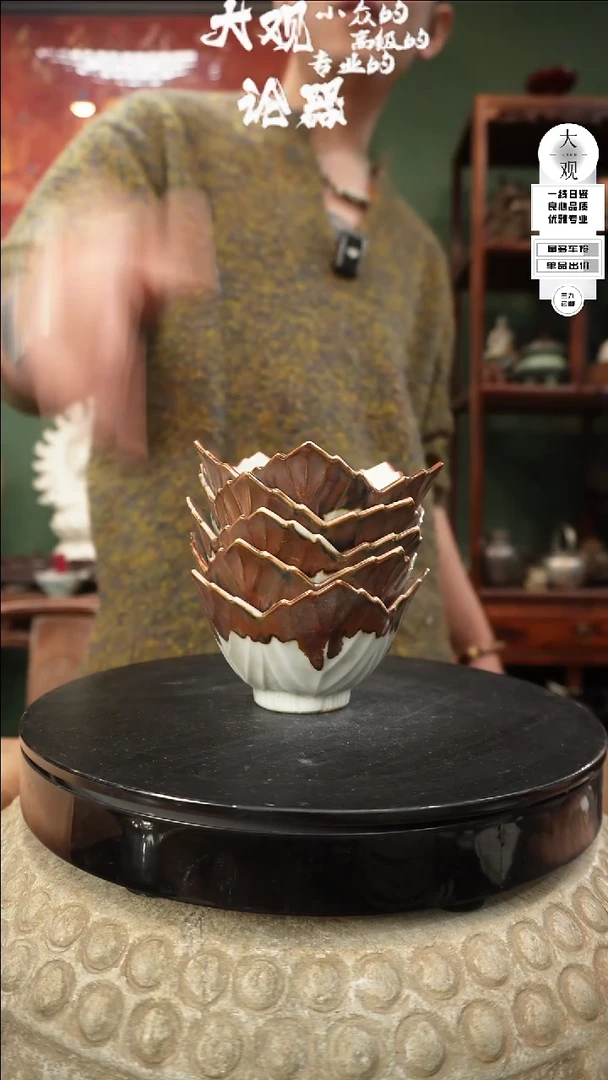 【闪购商品】瓷片大观论器五碗