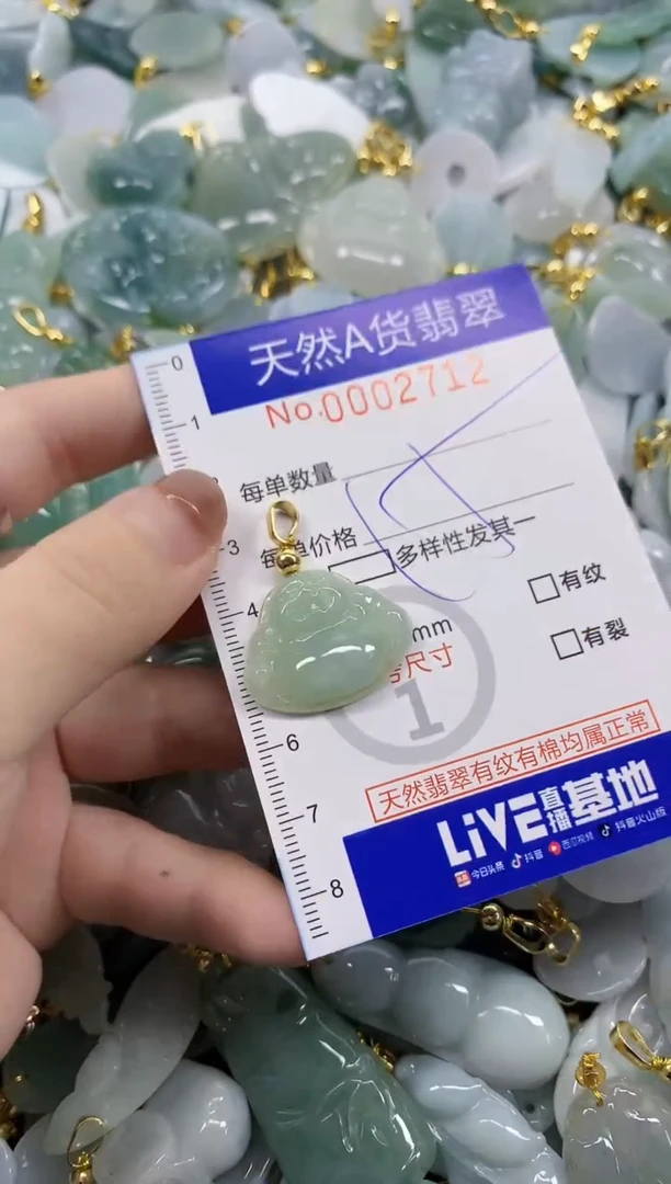 颈饰未镶嵌翡翠天然A货翡翠