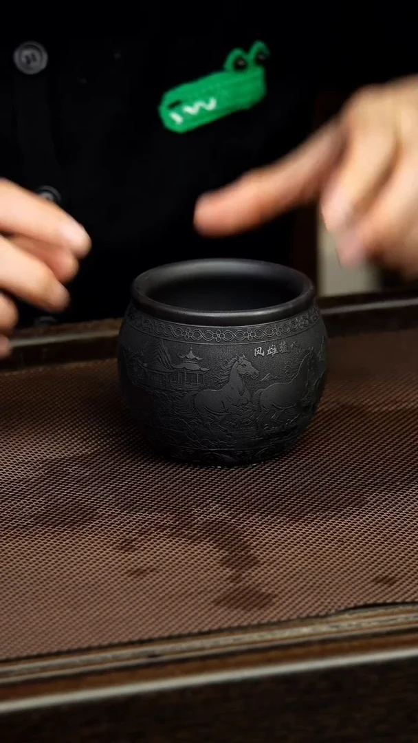 茶杯紫砂原矿紫砂茶具