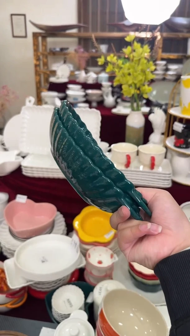摆件陶A869  2个 清仓陶瓷餐具微瑕（颜色随机）