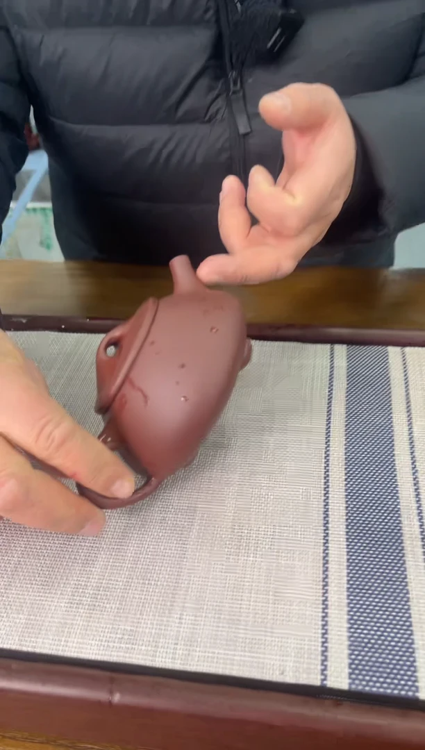 【闪购商品】紫砂茶杯宜兴紫砂盖杯底槽清