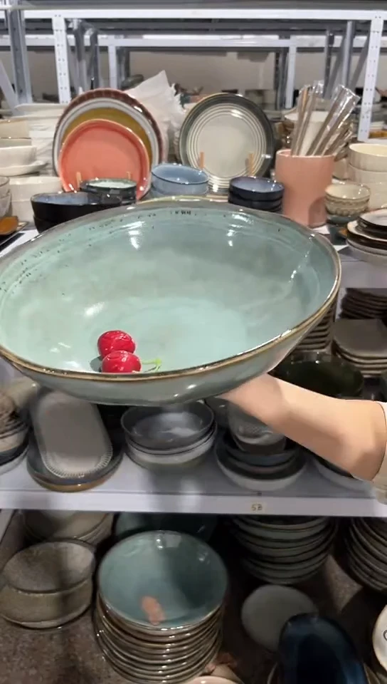 【闪购商品】瓷片外贸尾货瑕疵满20包邮X H5D大汤碗
