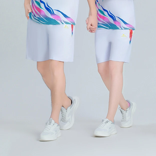 晋冠夏季情侣款短裤夏季男款女款透气运动跑步大码弹力大休闲健身