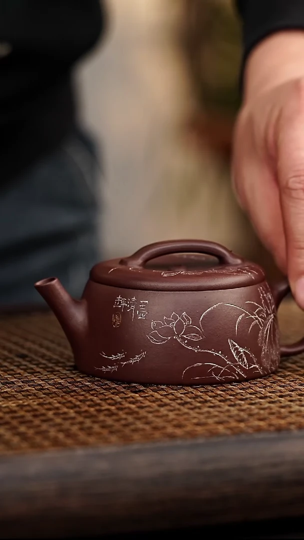 茶壶紫砂宜兴心悦紫砂   老紫泥