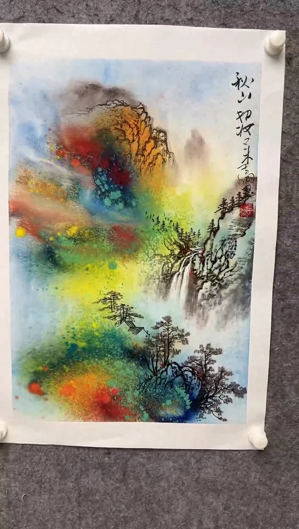 国画李纲-2.7平尺-国画作品