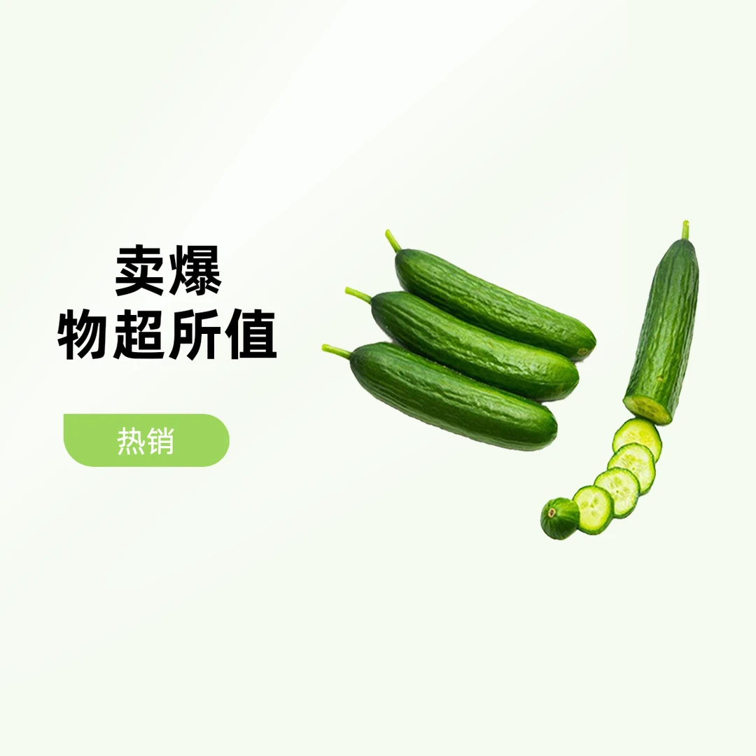 新鲜水果黄瓜 1盒约460g