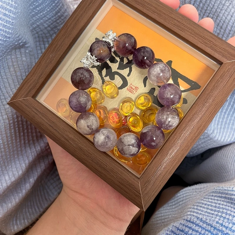 001烟雨蒙蒙高定DIY女生百搭手串（单拍链接）