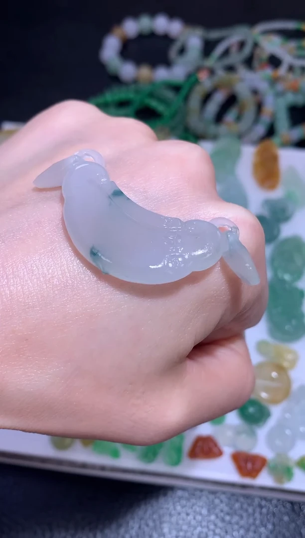 未镶嵌定制翡翠环环 玉衡