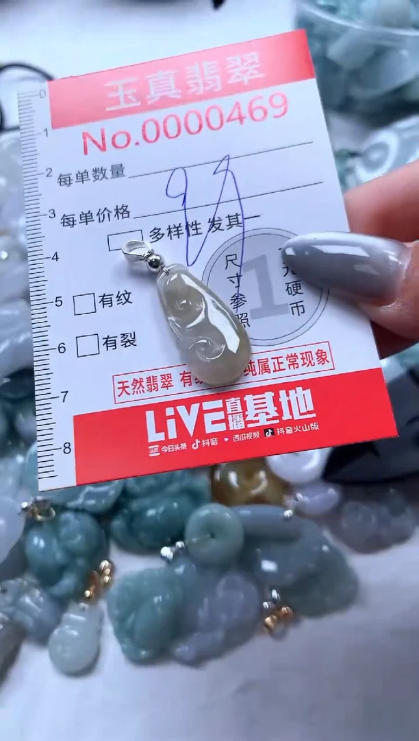 吊坠(不含链)未镶嵌翡翠0469
