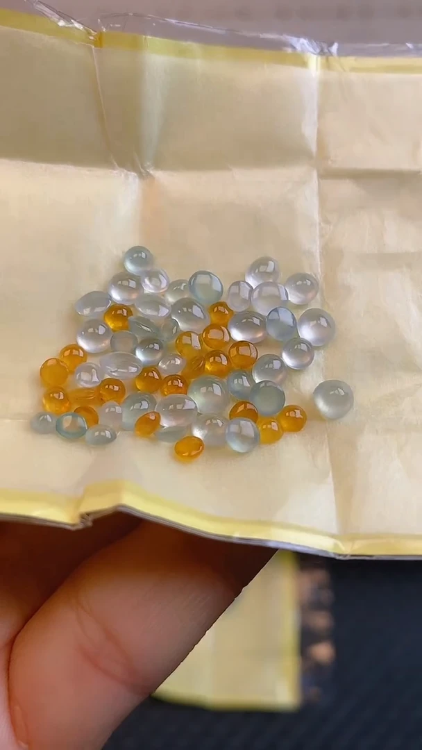 【闪购商品】翡翠耳饰未镶嵌天然A货翡翠78