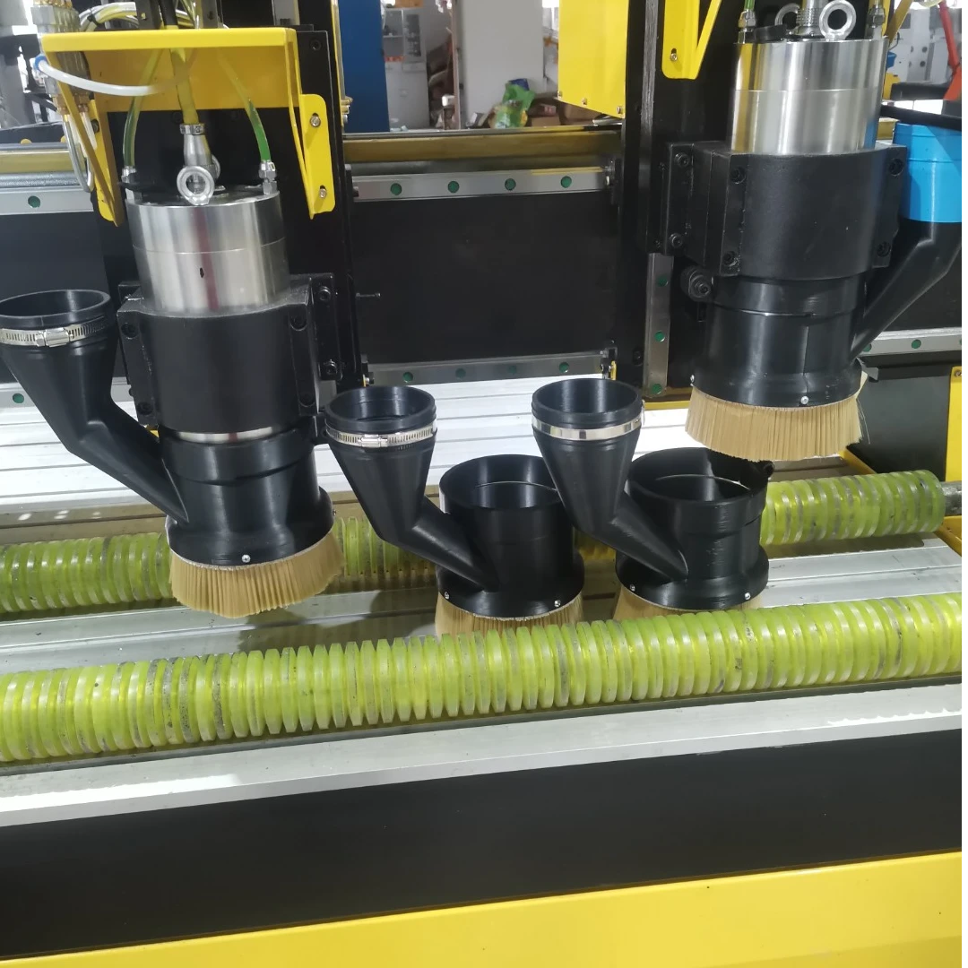 木工雕刻机CNC主轴吸尘罩防尘罩开料机电主轴强力除尘排尘罩5.5kw