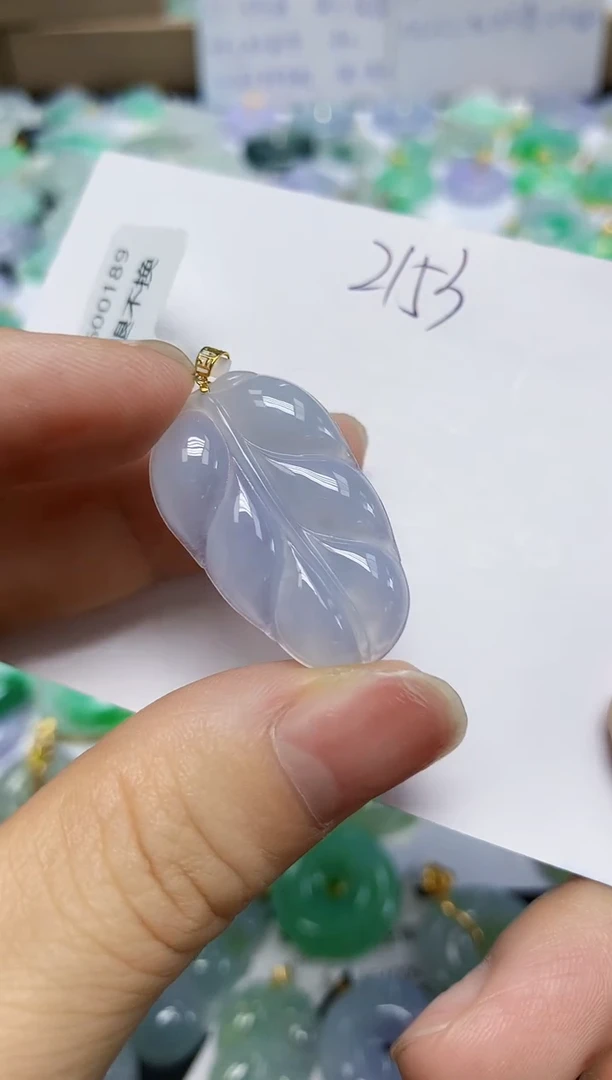 翡翠未镶嵌颈饰天然缅甸翡翠A货