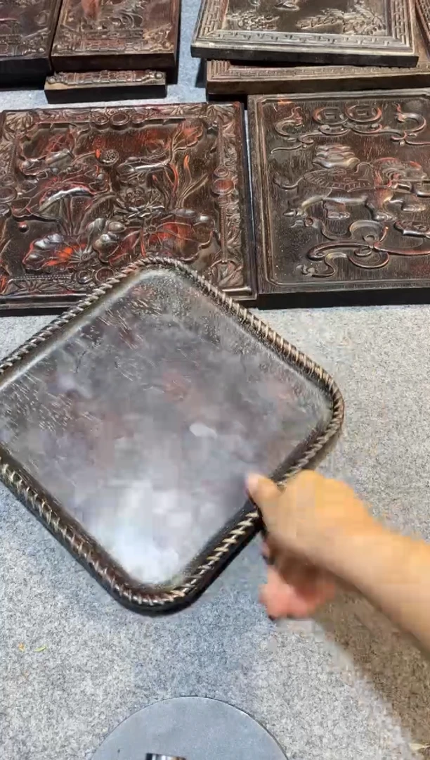 香榧木紫檀拆件雕刻板以直播间实物为准