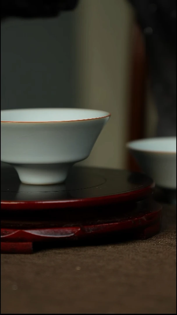 微微瑕 竹节斗笠 无底款