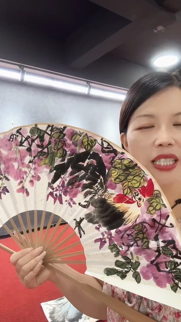 国画吕芳/国画/扇面