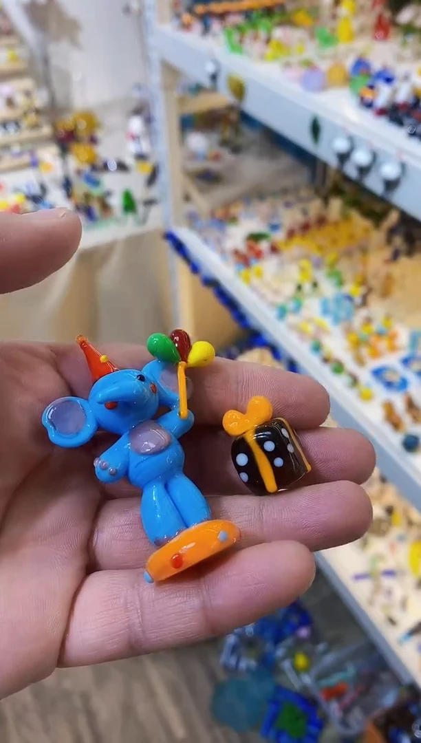 【闪购商品】琉璃手工艺品大象+礼物盒