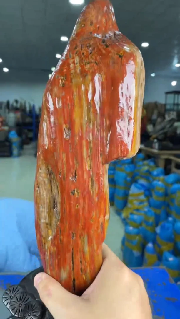 【闪购商品】硅化玉摆件未镶嵌15