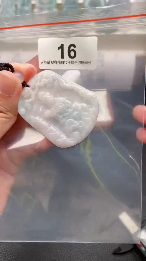 颈饰未镶嵌翡翠天然缅甸翡翠A货16