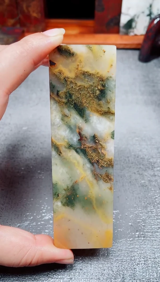 玉桂林鸡血玉素章--31