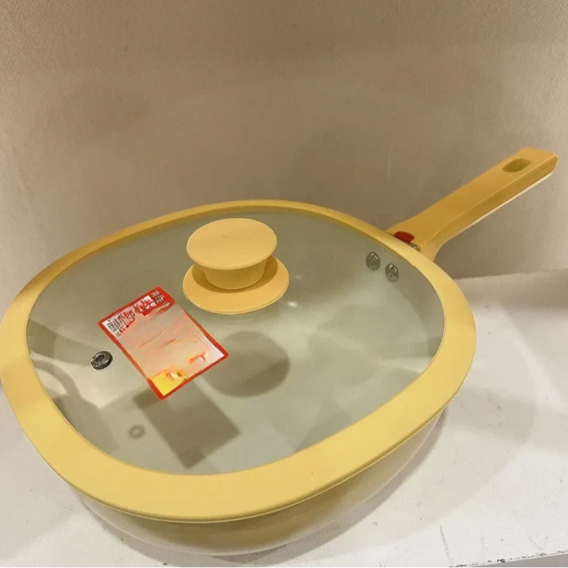 陶瓷迷你小炒锅家用小方锅  FL