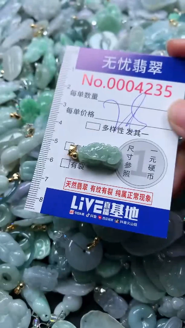 颈饰未镶嵌翡翠4235
