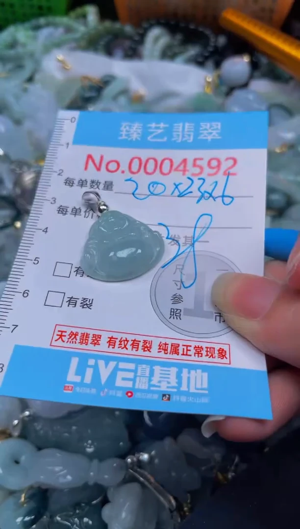 颈饰未镶嵌翡翠4591