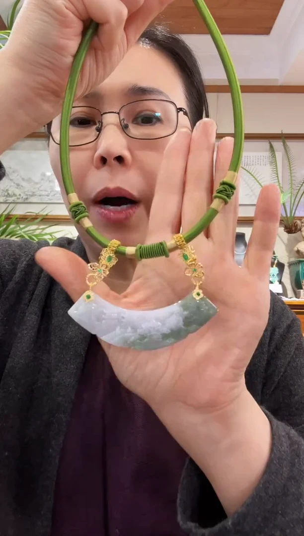 【闪购商品】翡翠颈饰未镶嵌国风