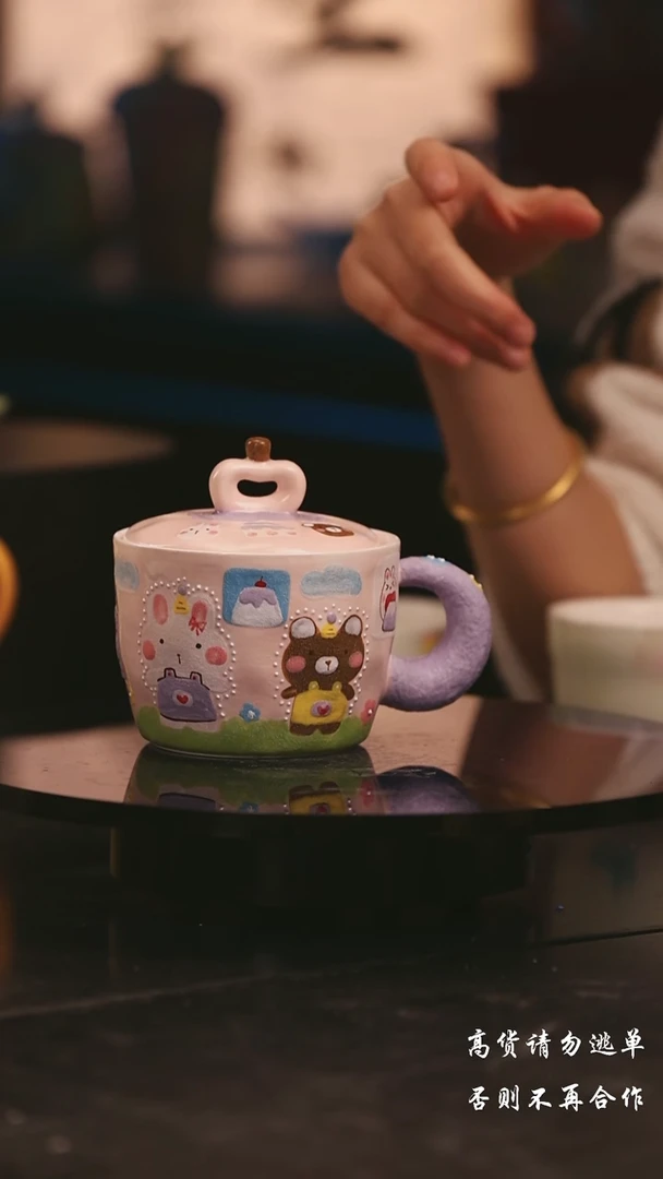陶瓷景德镇可爱设计师款陶瓷
