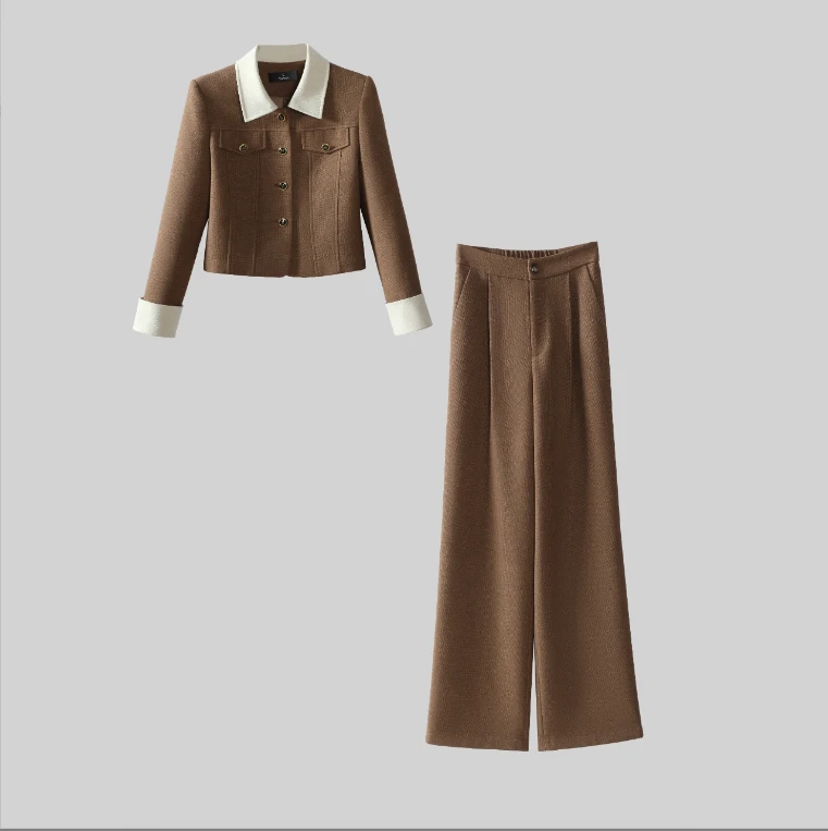 6618气质大方得体巨好看的早秋一整套