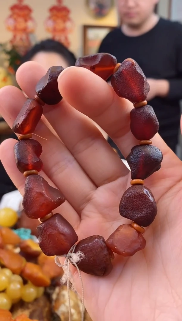 【闪购商品】琥珀手串未镶嵌手串