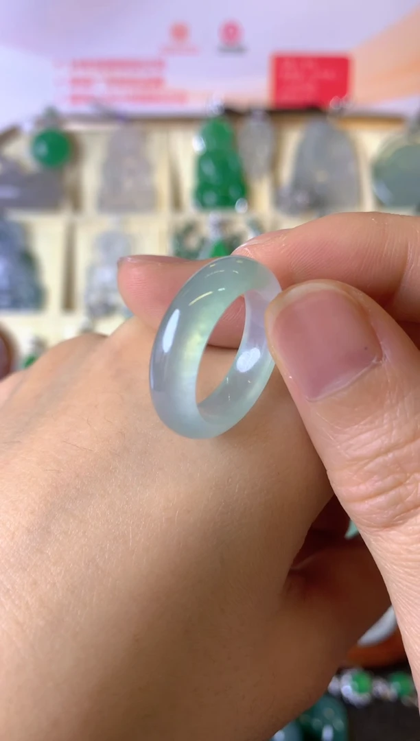 【闪购商品】翡翠戒圈未镶嵌成品戒圈