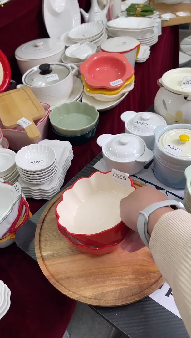 摆件陶A555【2个装】红色