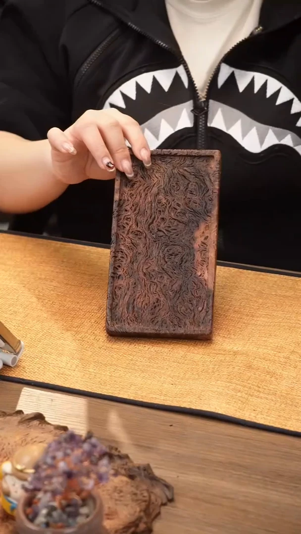 26号云小屋铁梨木壶承