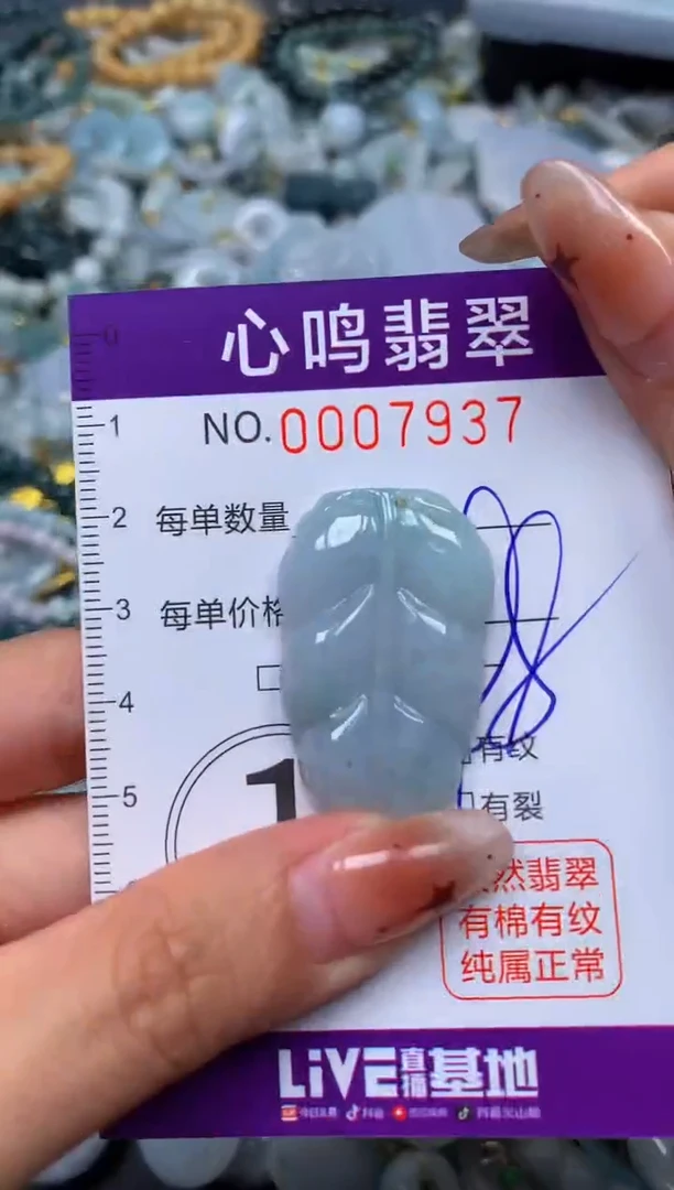 翡翠未镶嵌颈饰闪购007937