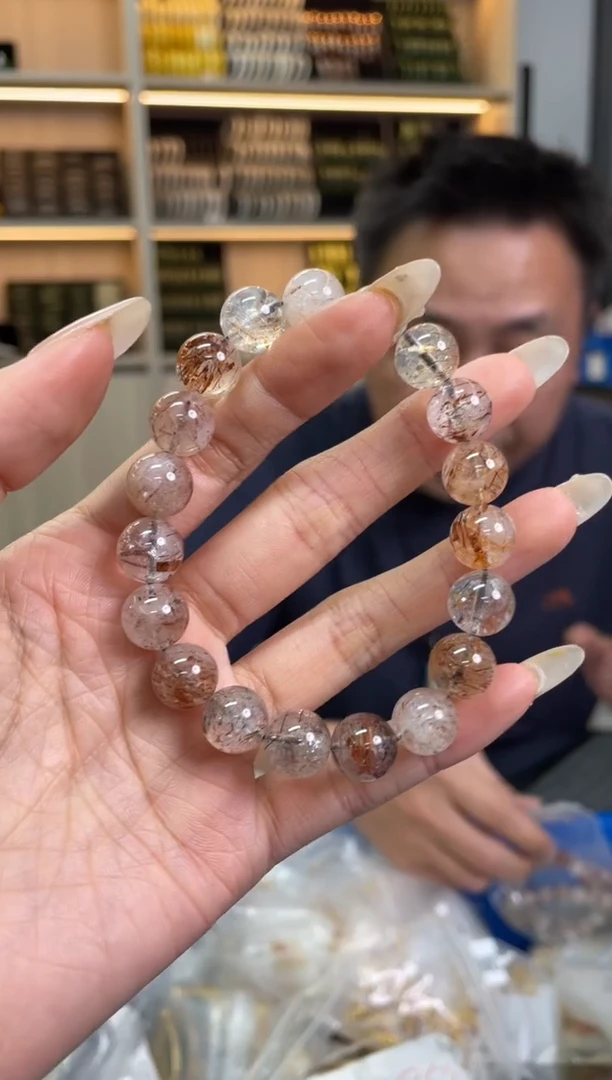 水晶手串未镶嵌多样性发一件