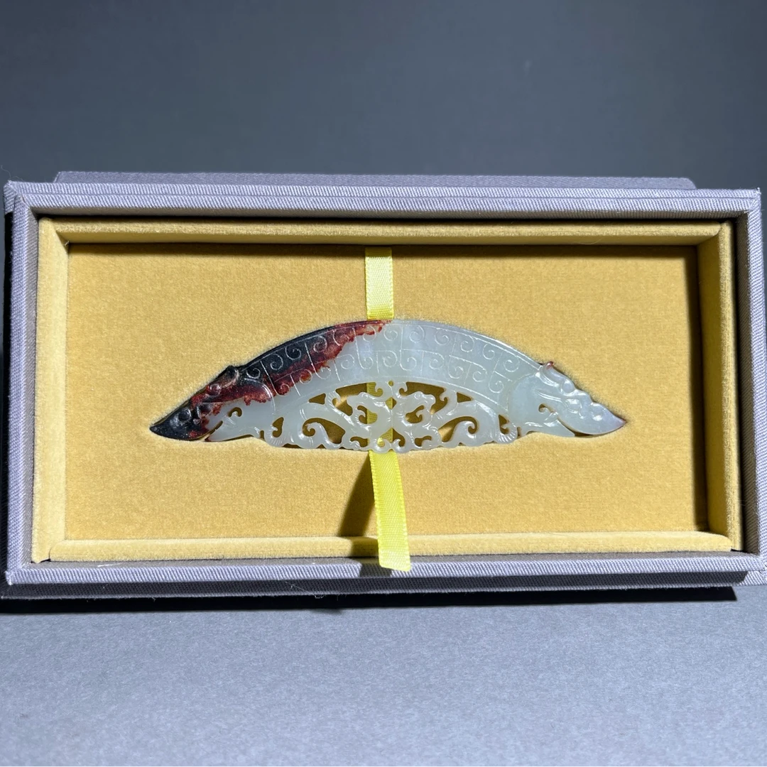20世纪中早期 和田玉玉璜善博/101925