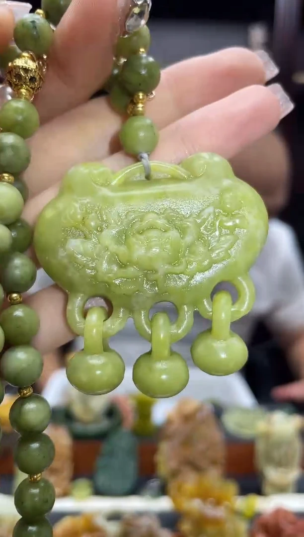 未镶嵌岫玉吊坠·多样性发货*拍一发一