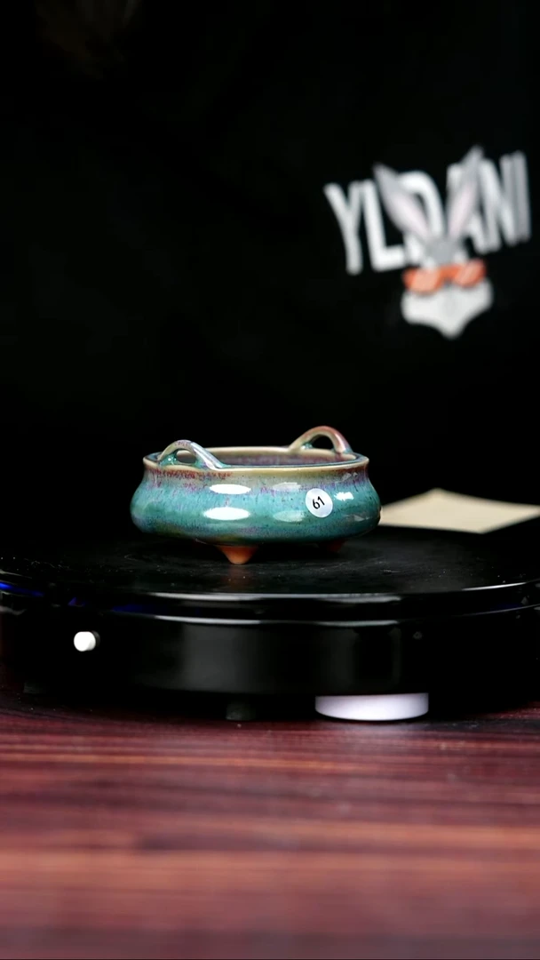 摆件61#李盼龙一级品钧瓷桥而宣德