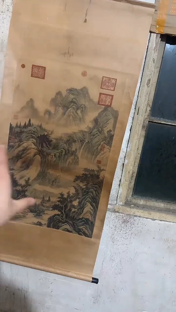 老家的一个没坏的年画